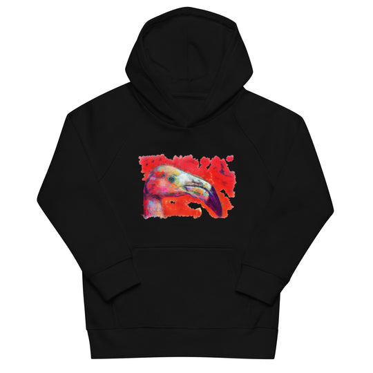 Kids eco hoodie - Flamingo