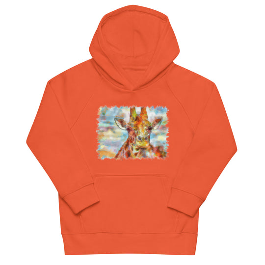 Kids eco hoodie - Giraffe