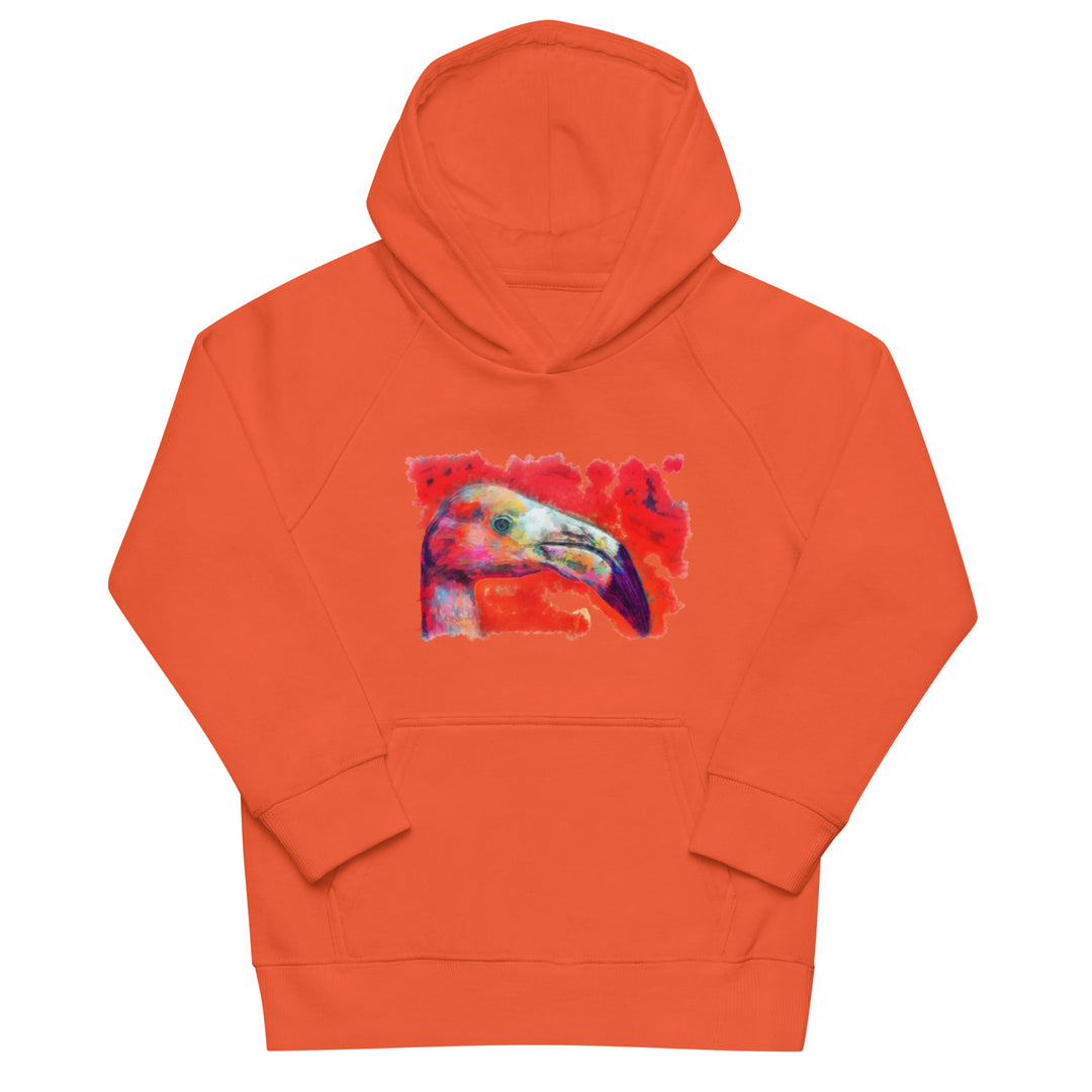 Kids eco hoodie - Flamingo