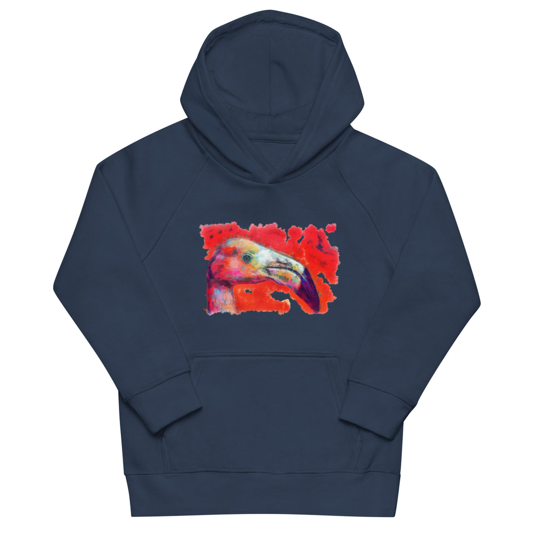Kids eco hoodie - Flamingo