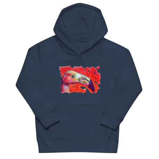 Kids eco hoodie - Flamingo