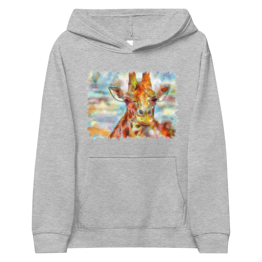 Kids fleece hoodie - Giraffe