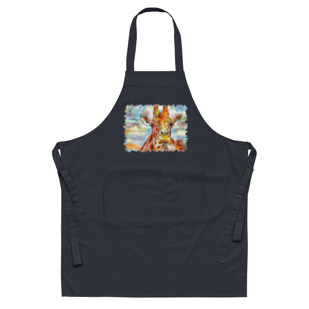 Organic cotton apron - Giraffe