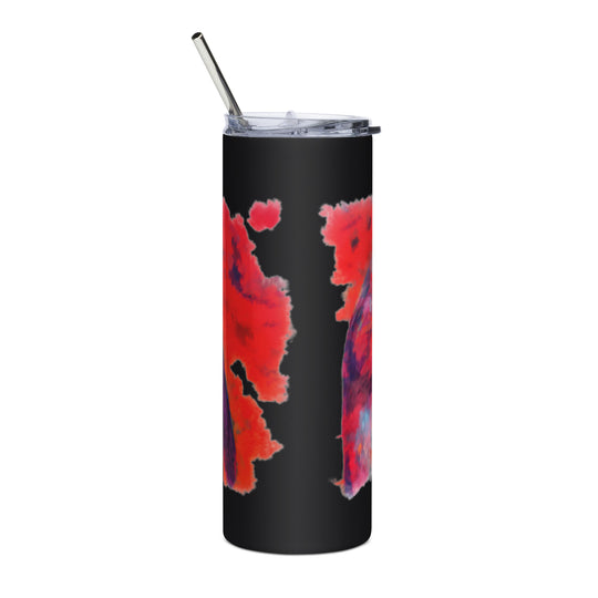 Stainless steel tumbler - Flamingo