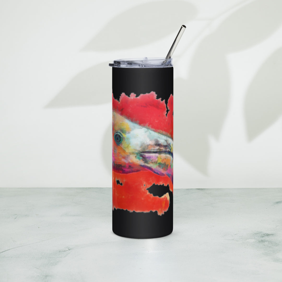 Stainless steel tumbler - Flamingo
