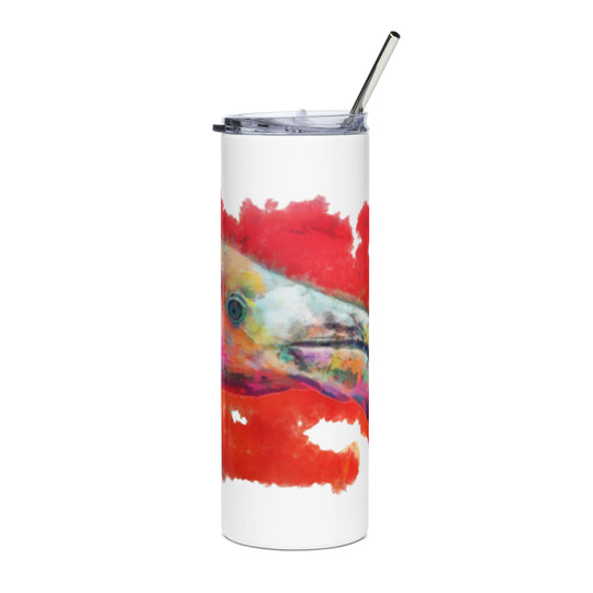 Stainless steel tumbler - Flamingo