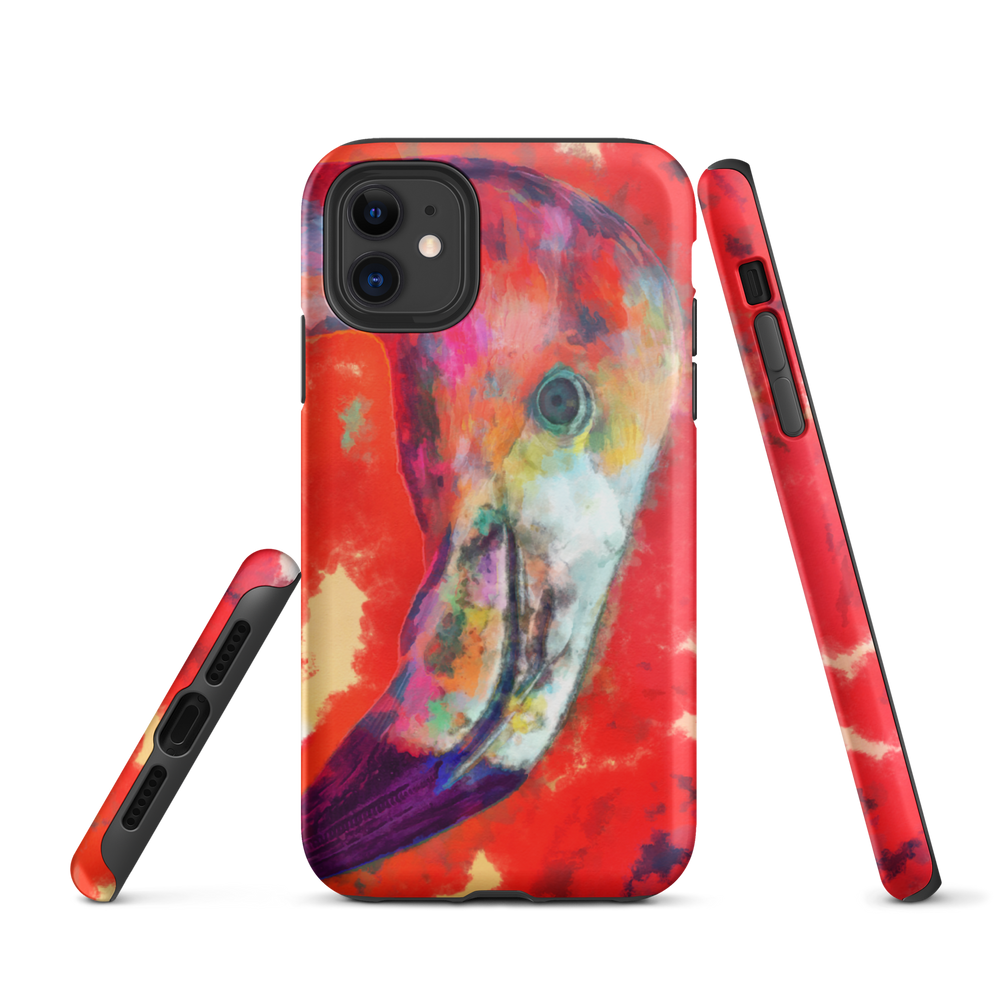 Tough iPhone case - Flamingo