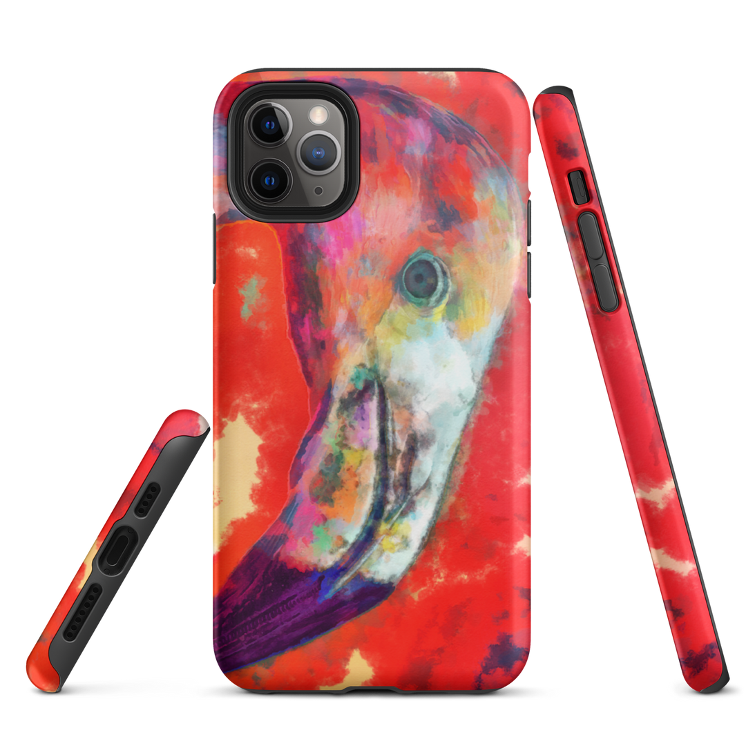 Tough iPhone case - Flamingo