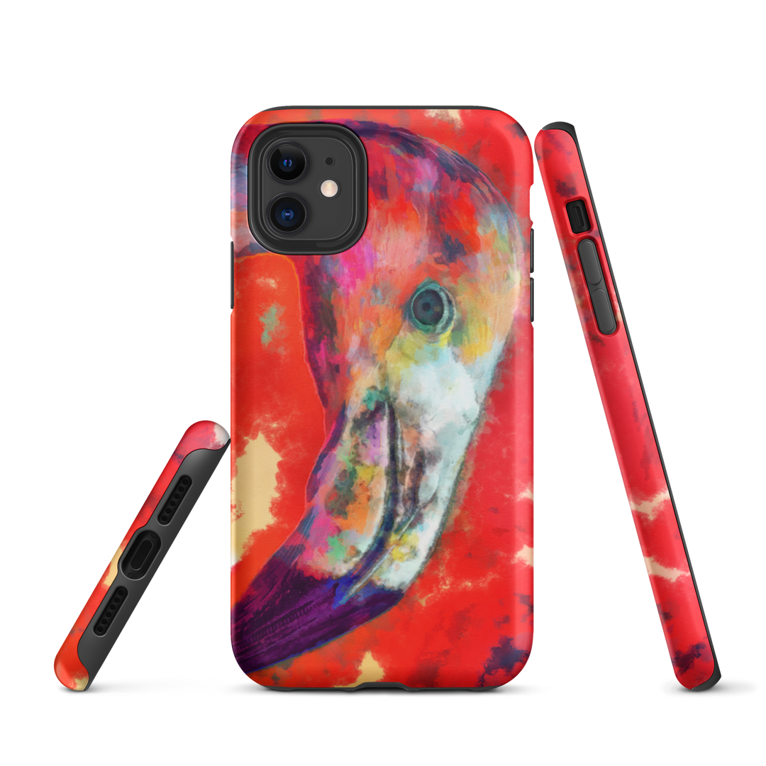 Tough iPhone case - Flamingo