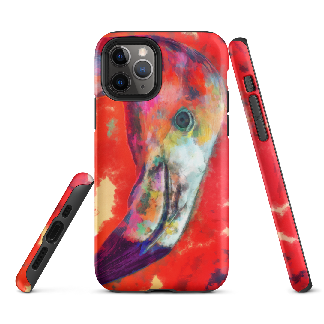 Tough iPhone case - Flamingo