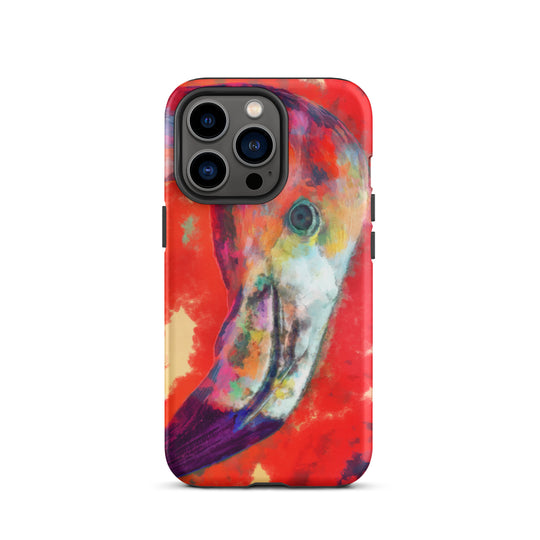Tough iPhone case - Flamingo