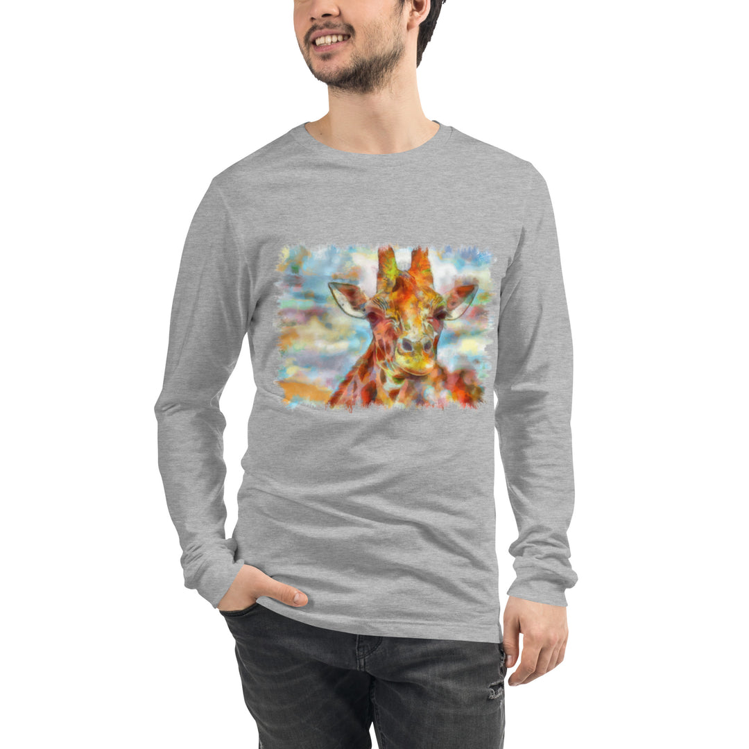 Unisex Long Sleeve Tee - Giraffe