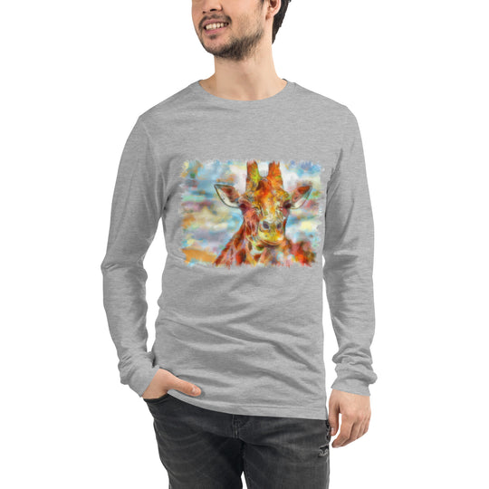 Unisex Long Sleeve Tee - Giraffe