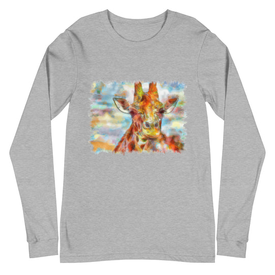 Unisex Long Sleeve Tee - Giraffe