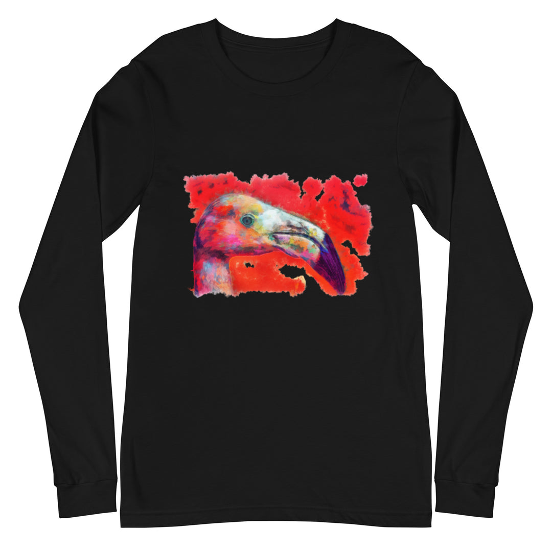 Unisex Long Sleeve Tee - Flamingo