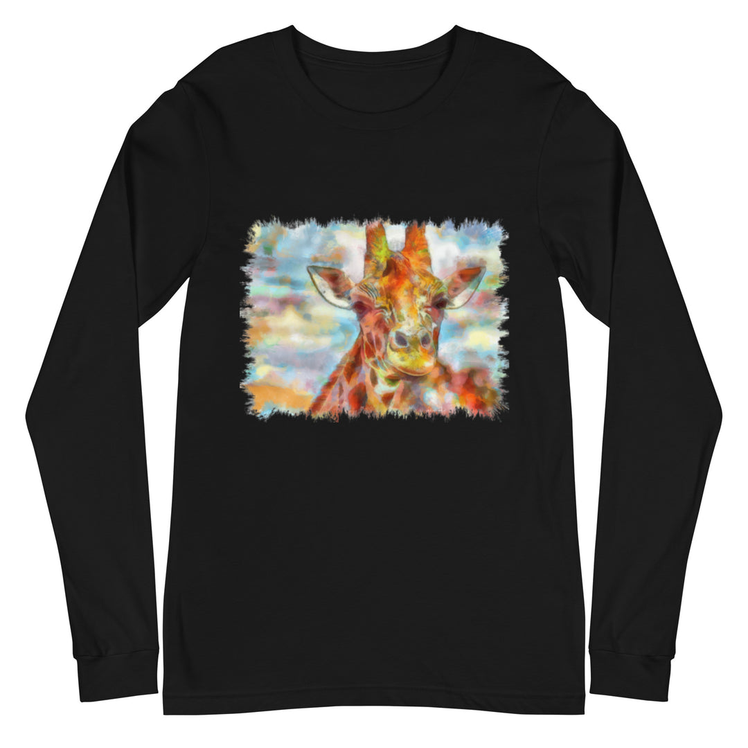 Unisex Long Sleeve Tee - Giraffe