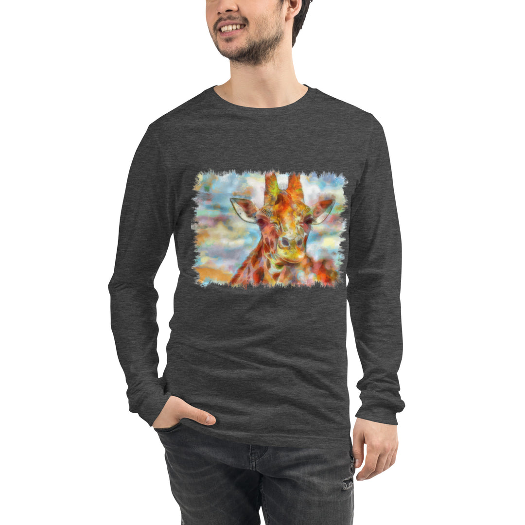 Unisex Long Sleeve Tee - Giraffe