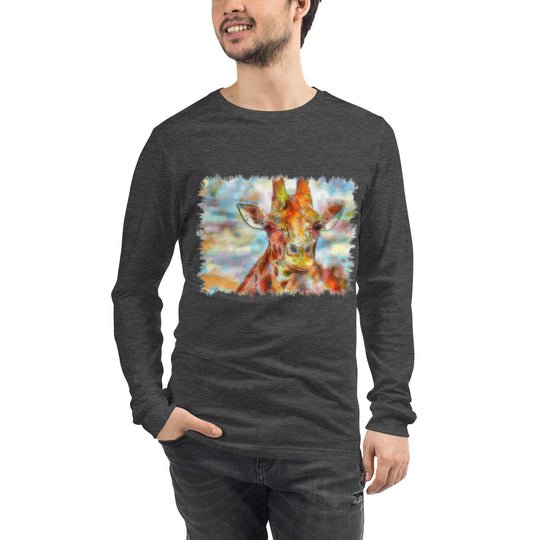 Unisex Long Sleeve Tee - Giraffe