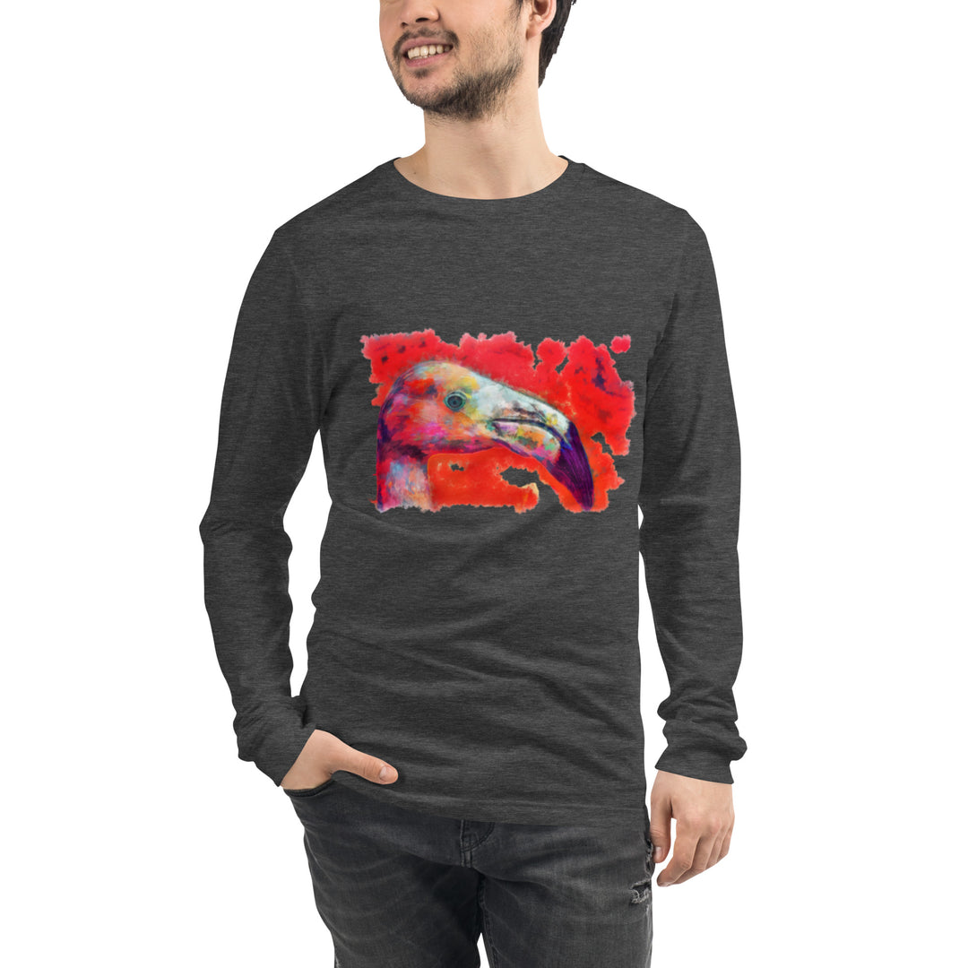 Unisex Long Sleeve Tee - Flamingo