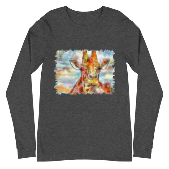 Unisex Long Sleeve Tee - Giraffe