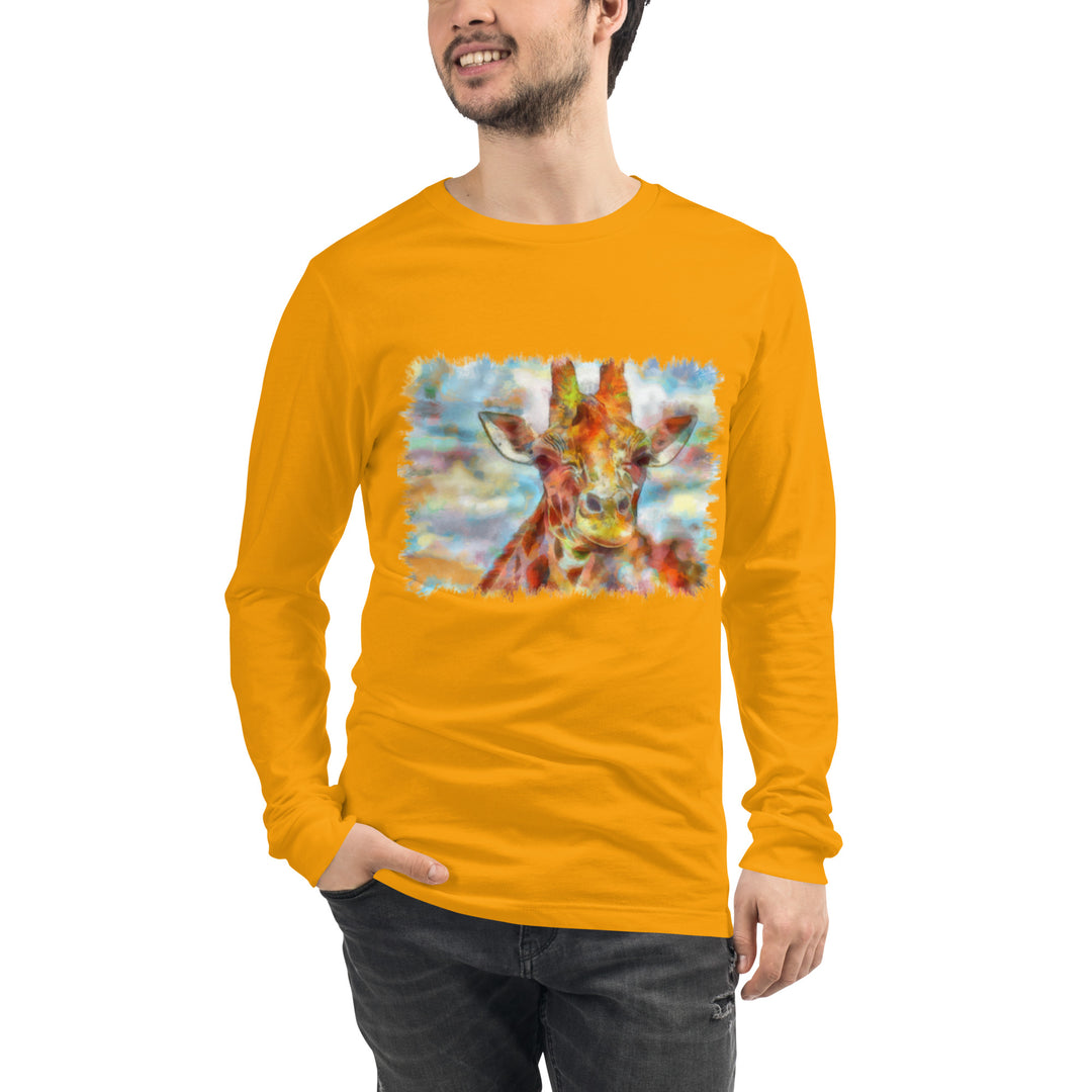 Unisex Long Sleeve Tee - Giraffe