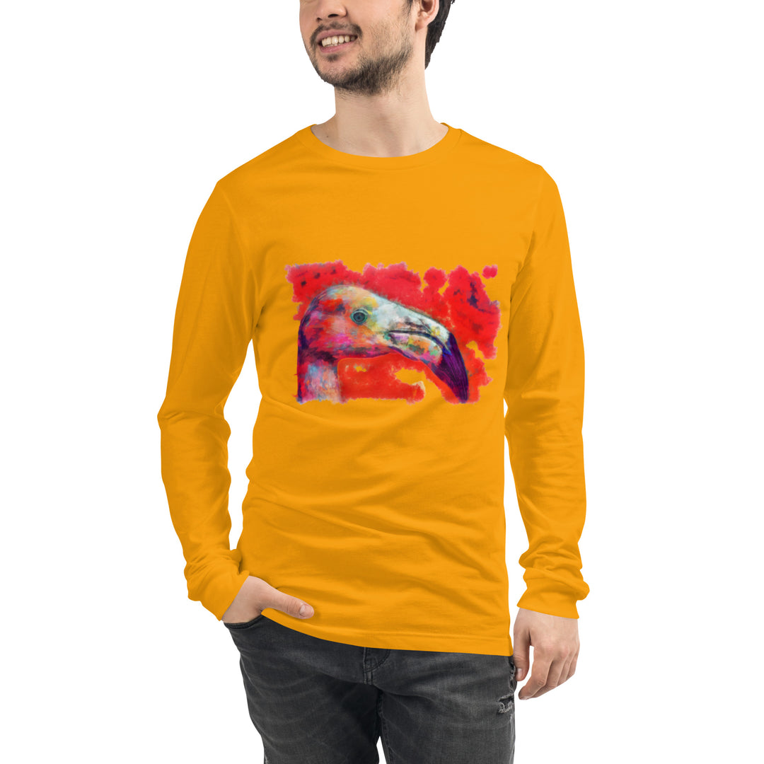 Unisex Long Sleeve Tee - Flamingo