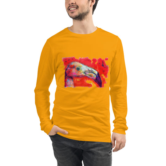 Unisex Long Sleeve Tee - Flamingo