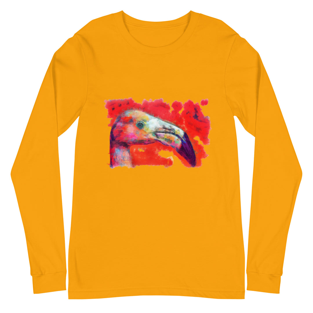 Unisex Long Sleeve Tee - Flamingo
