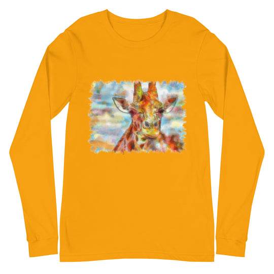 Unisex Long Sleeve Tee - Giraffe