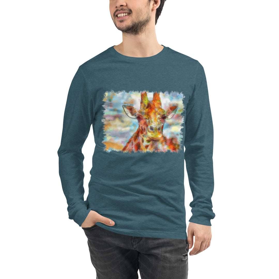 Unisex Long Sleeve Tee - Giraffe