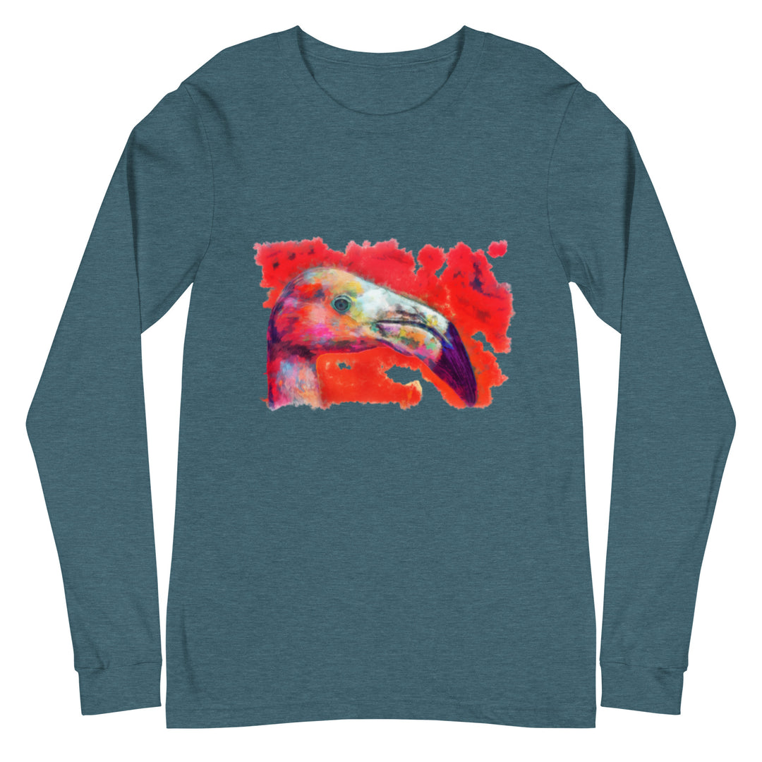 Unisex Long Sleeve Tee - Flamingo