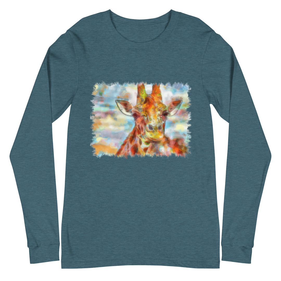 Unisex Long Sleeve Tee - Giraffe