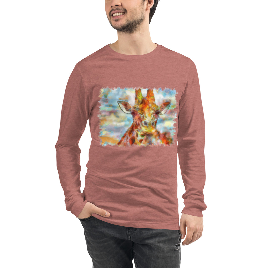 Unisex Long Sleeve Tee - Giraffe