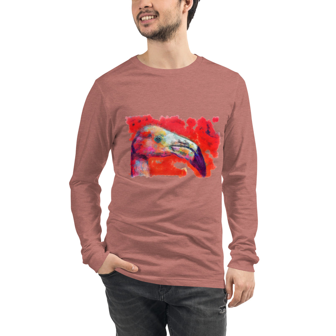Unisex Long Sleeve Tee - Flamingo