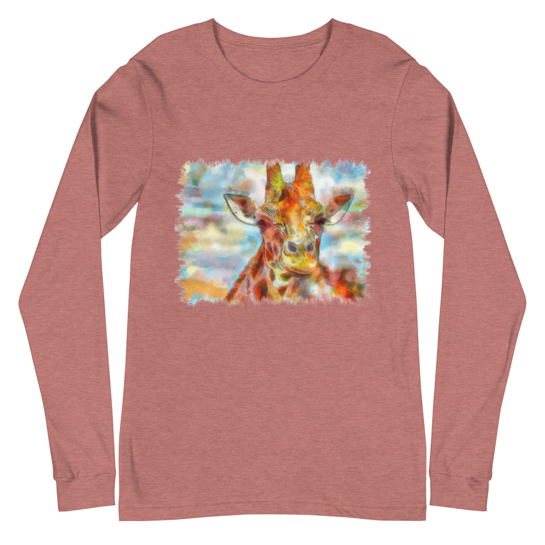 Unisex Long Sleeve Tee - Giraffe