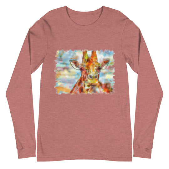 Unisex Long Sleeve Tee - Giraffe