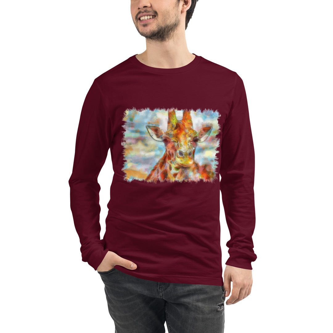 Unisex Long Sleeve Tee - Giraffe