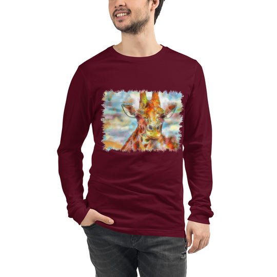 Unisex Long Sleeve Tee - Giraffe