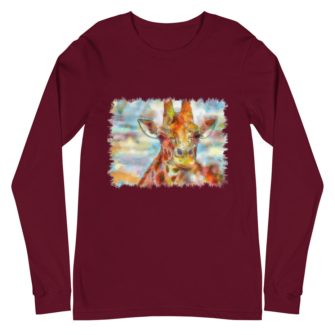 Unisex Long Sleeve Tee - Giraffe