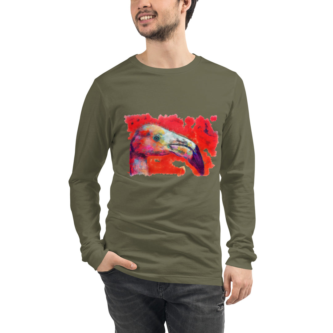 Unisex Long Sleeve Tee - Flamingo