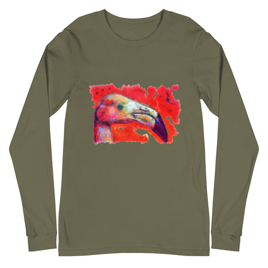 Unisex Long Sleeve Tee - Flamingo