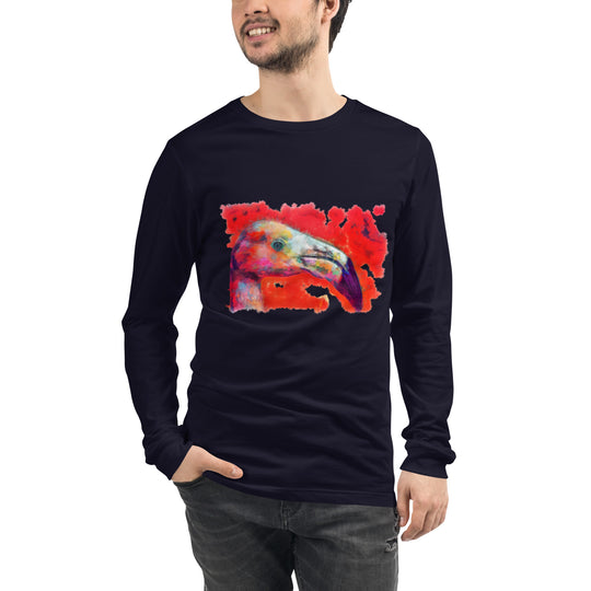 Unisex Long Sleeve Tee - Flamingo