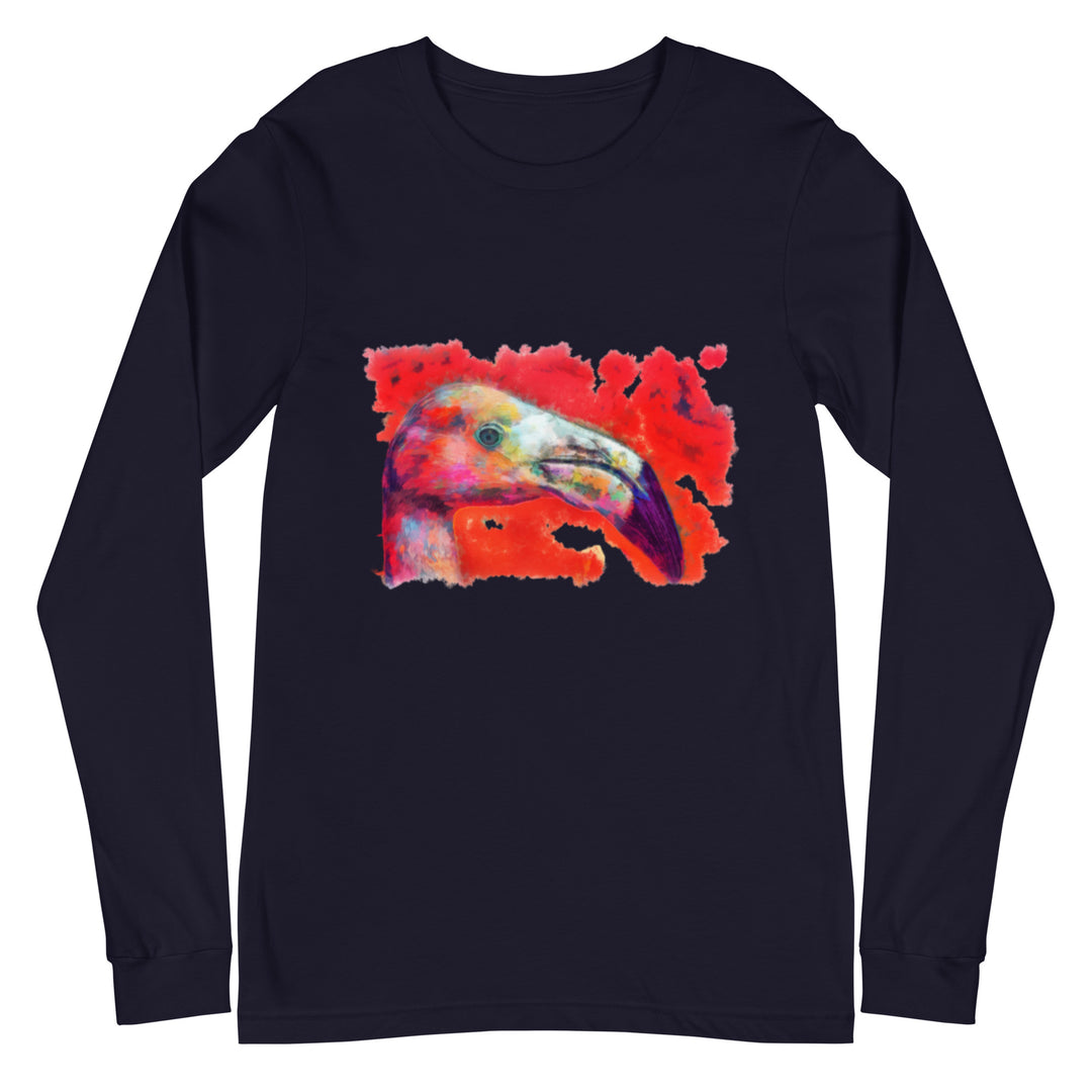 Unisex Long Sleeve Tee - Flamingo