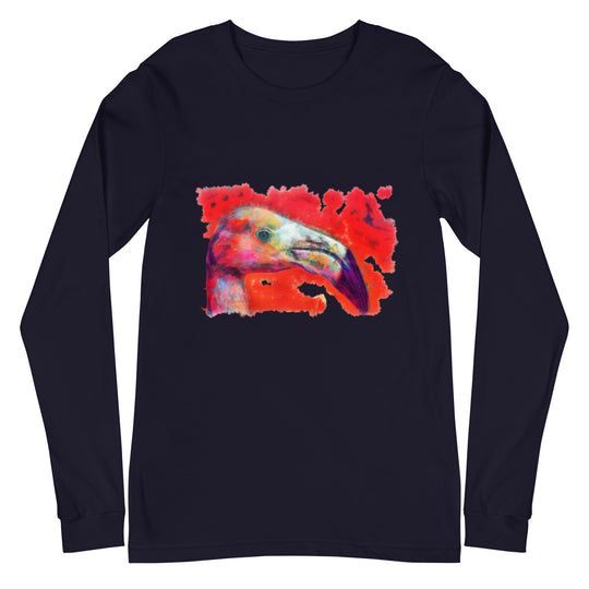 Unisex Long Sleeve Tee - Flamingo