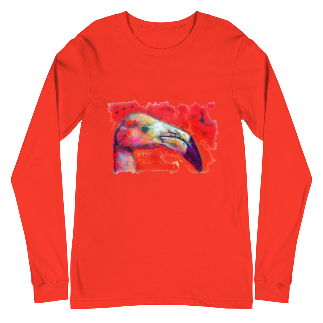 Unisex Long Sleeve Tee - Flamingo