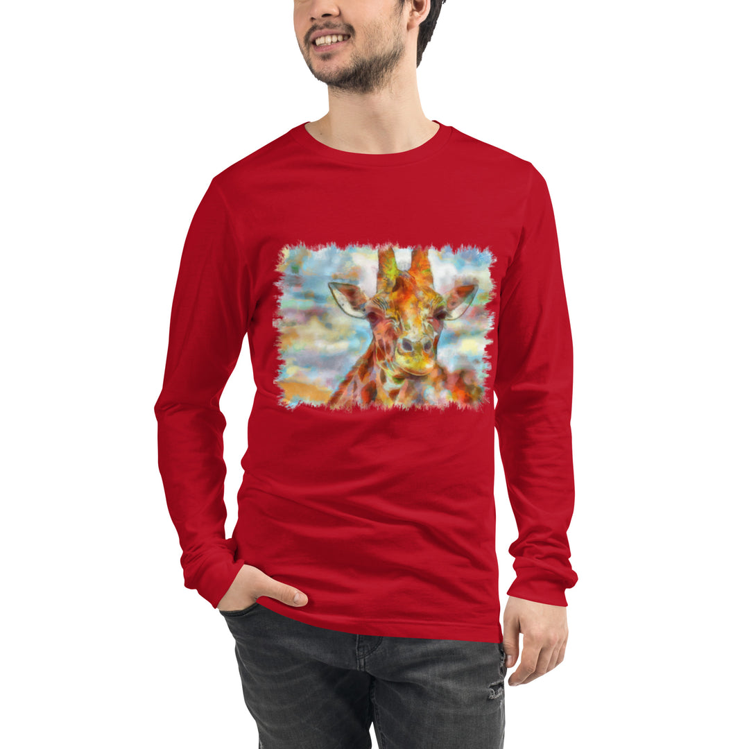 Unisex Long Sleeve Tee - Giraffe