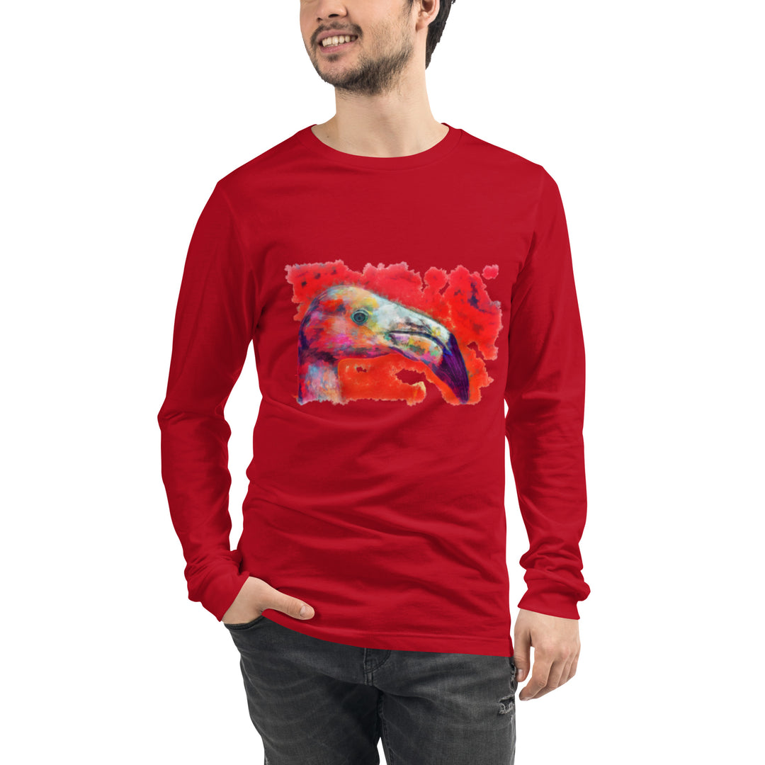 Unisex Long Sleeve Tee - Flamingo