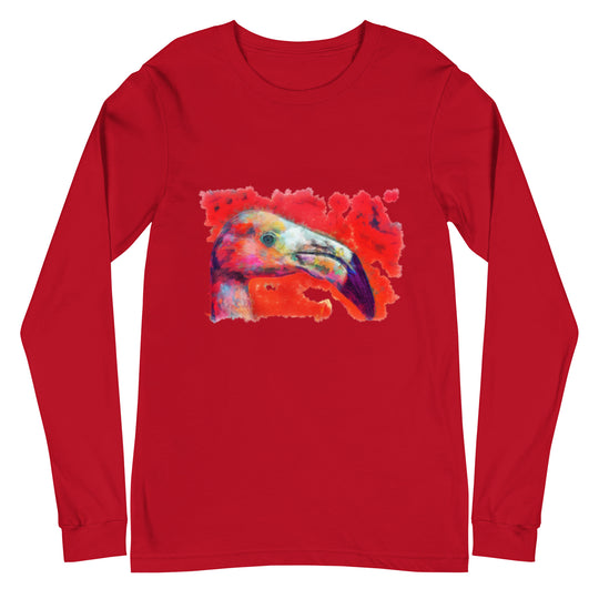 Unisex Long Sleeve Tee - Flamingo