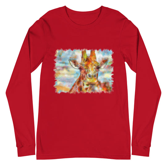 Unisex Long Sleeve Tee - Giraffe