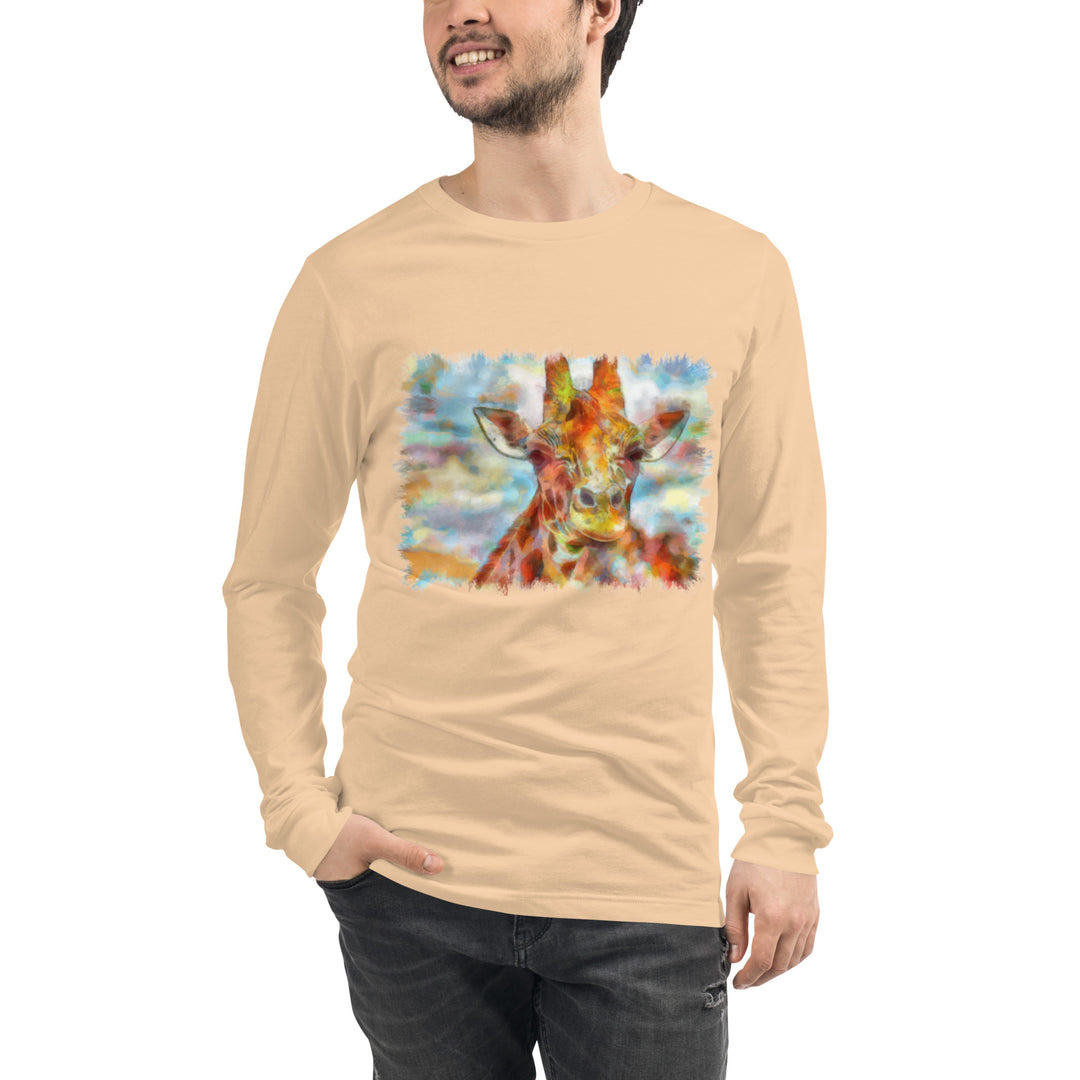 Unisex Long Sleeve Tee - Giraffe
